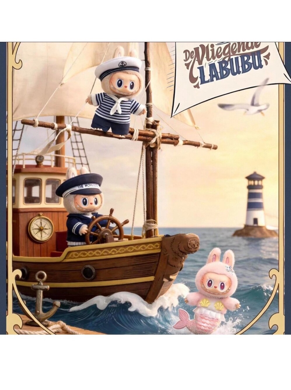 POP MART The Monsters The Flying Sailor Plush POP LAND Exclusive - Picture 3 of 4